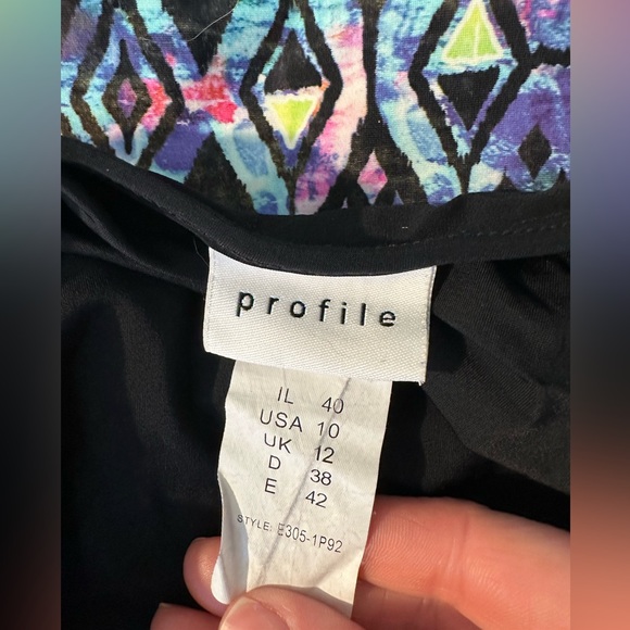 Patterned Tankini Swim Set - Picture 3 of 4